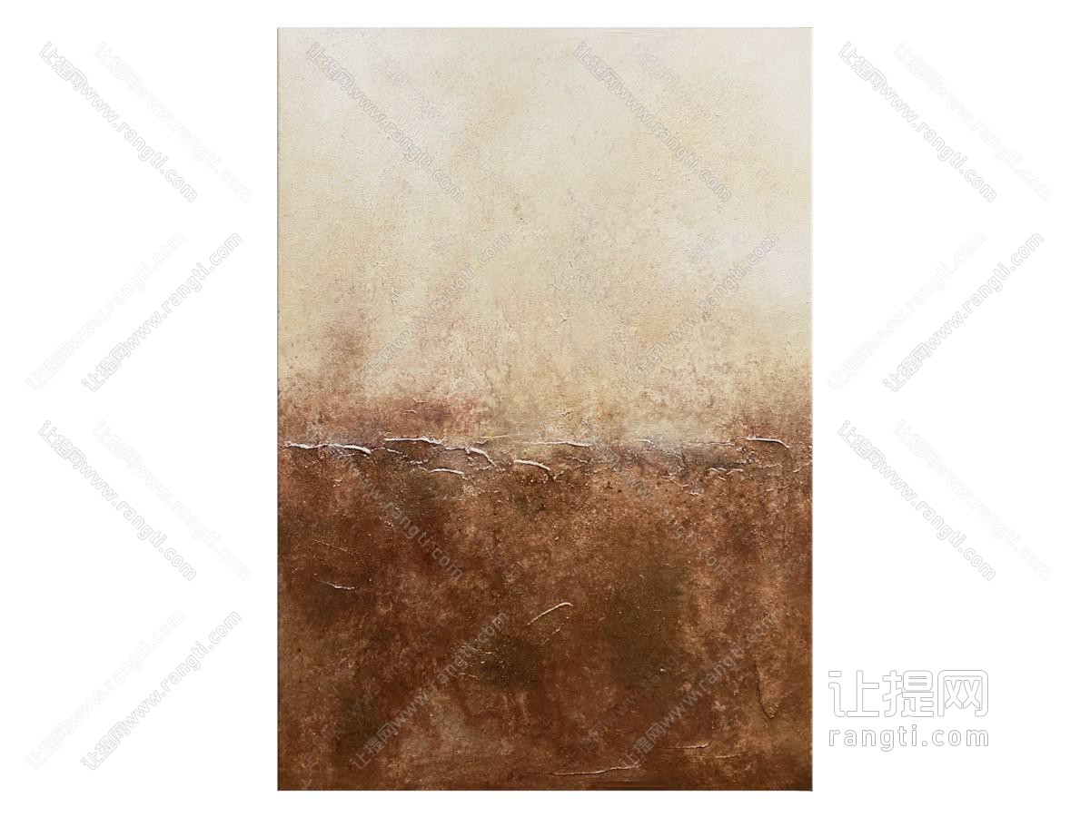 现代侘寂挂画 抽象画 肌理画 油画 高端艺术挂画 客厅