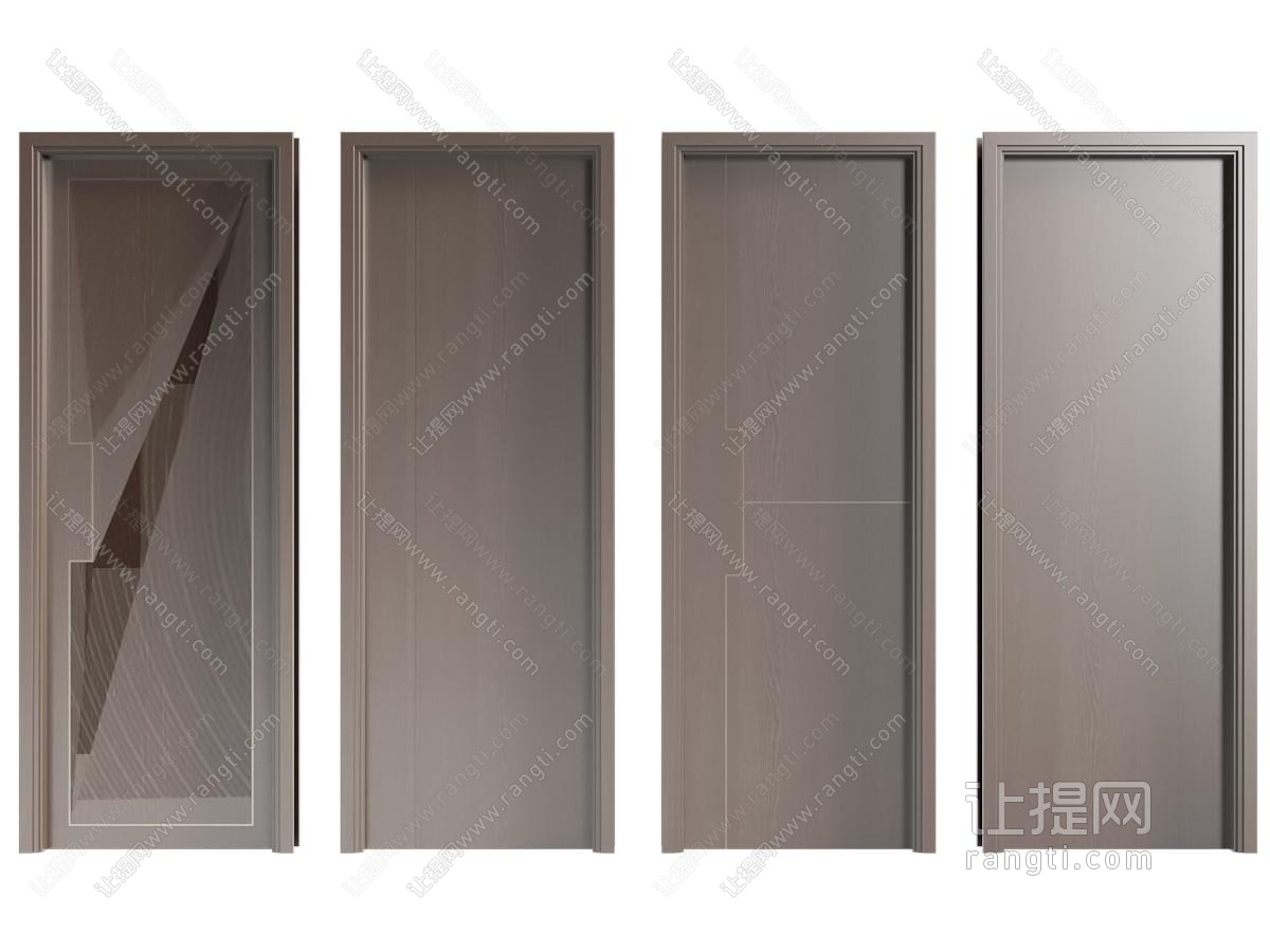 新中式房门 卧室门 平开门