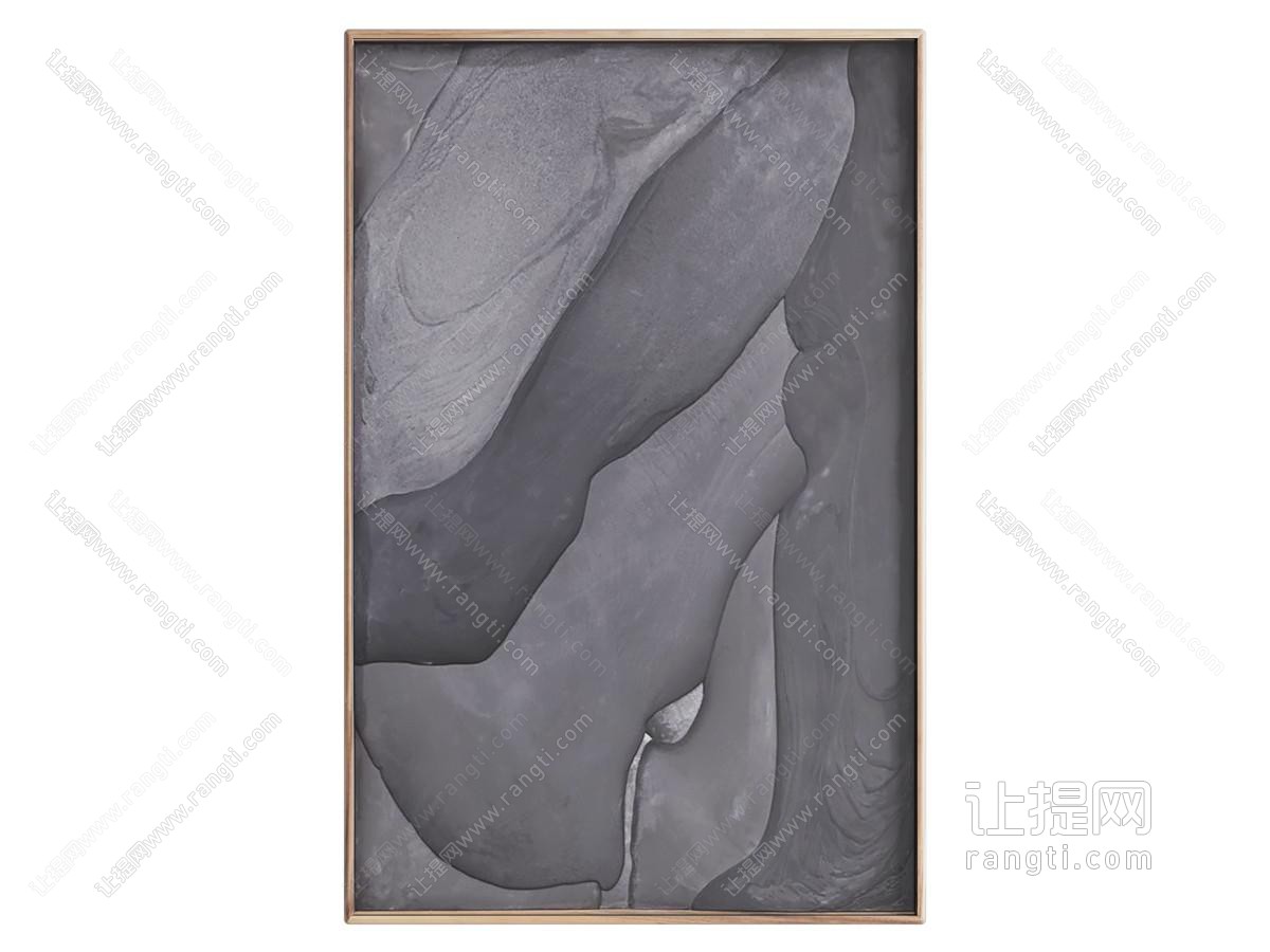 侘寂复古抽象挂画 抽象画 肌理画 油画 高端艺术挂画