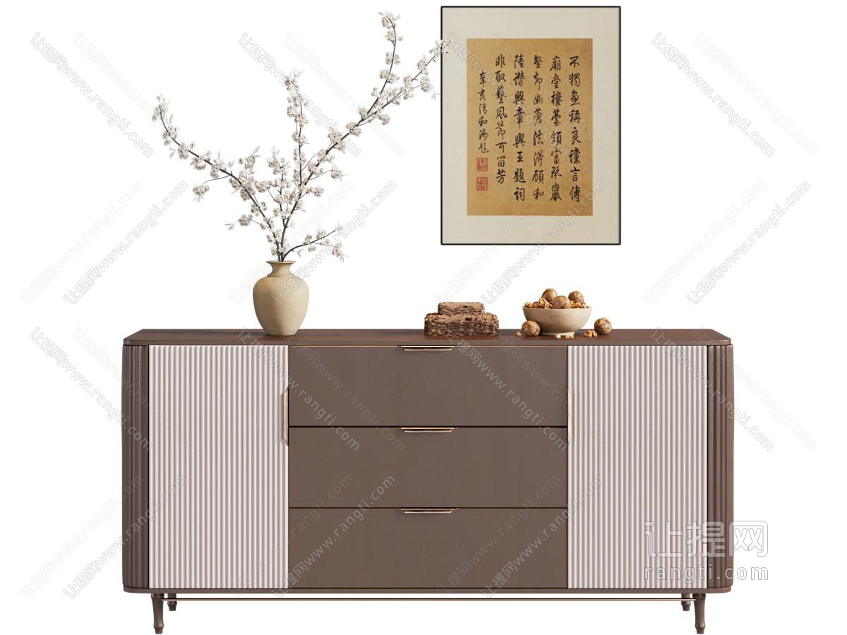 新中式玄关柜