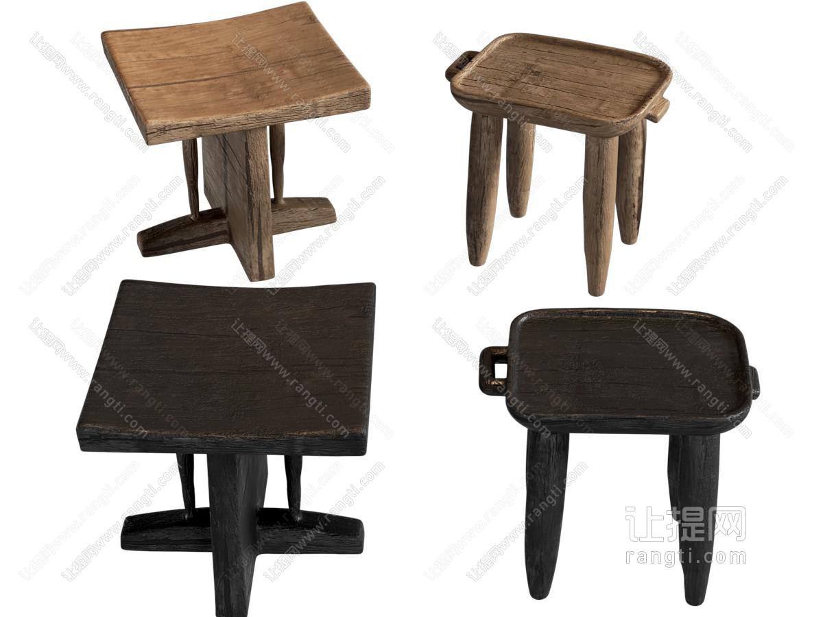 中古侘寂边几