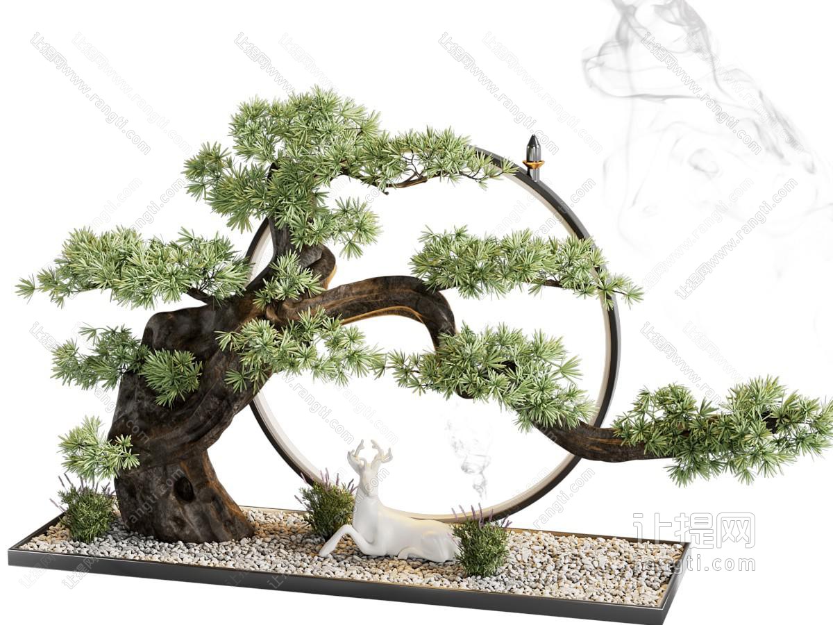 新中式盆栽