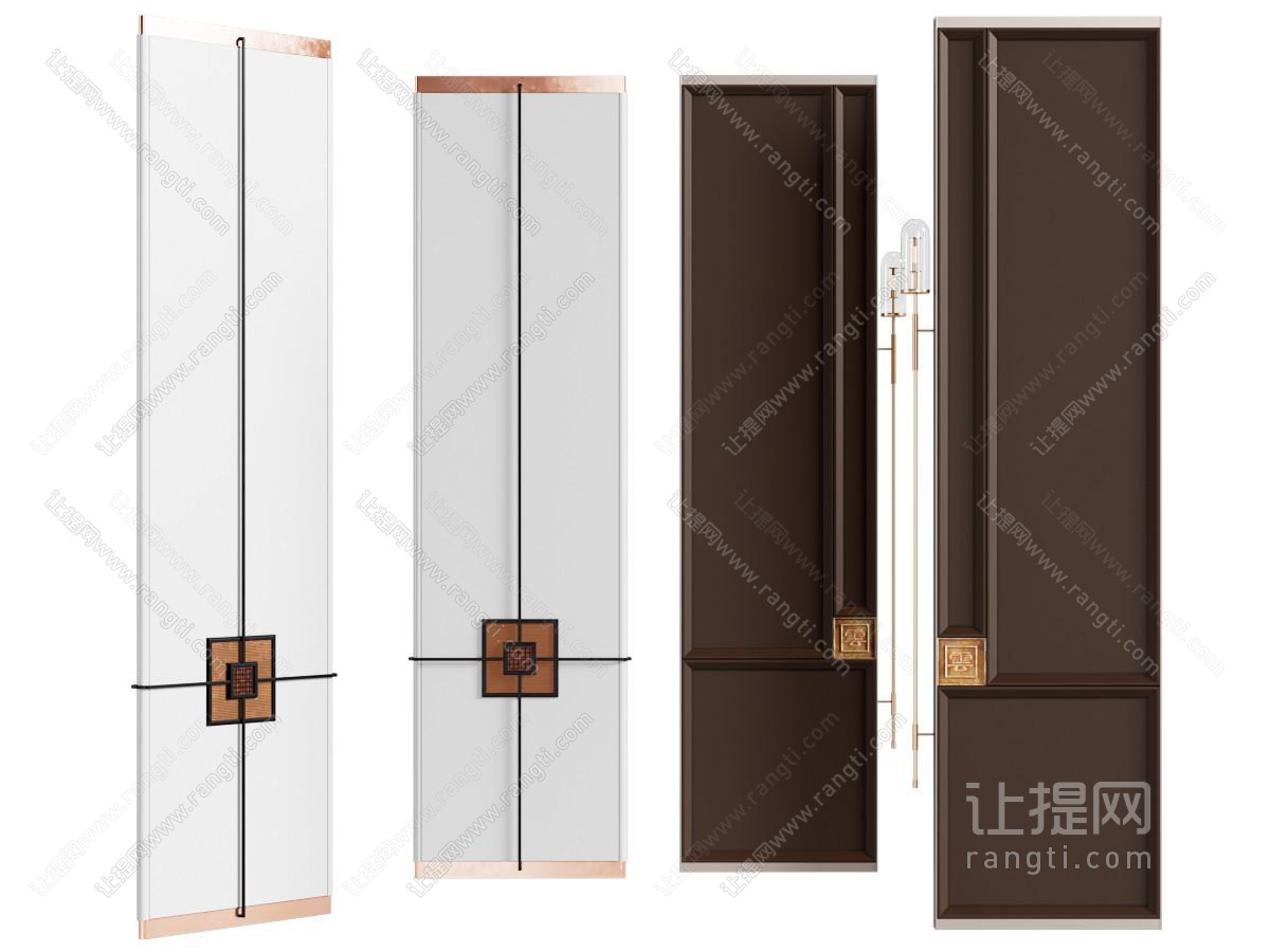 新中式中式屏风