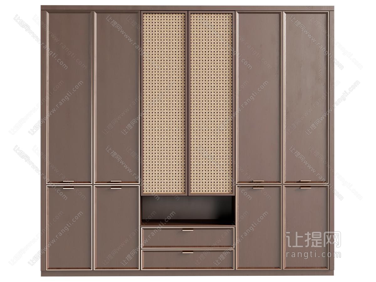 新中式中古衣柜