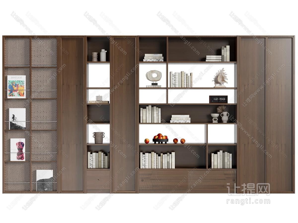 中古风书柜 书架