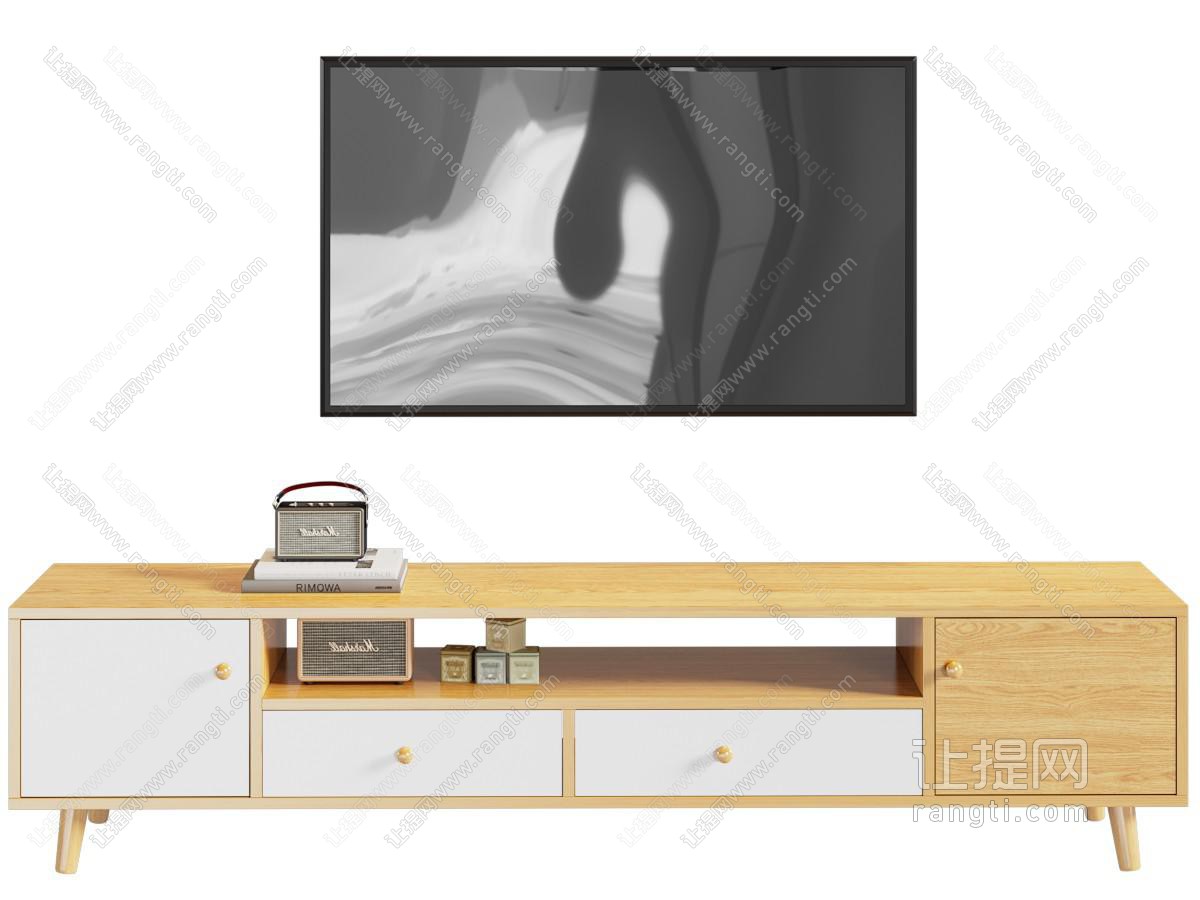 现代电视柜 电视