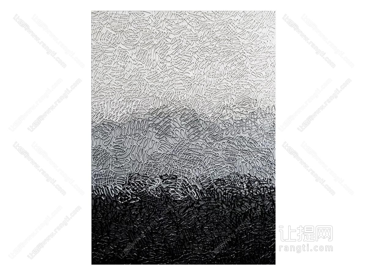 现代装饰画 挂画 肌理画