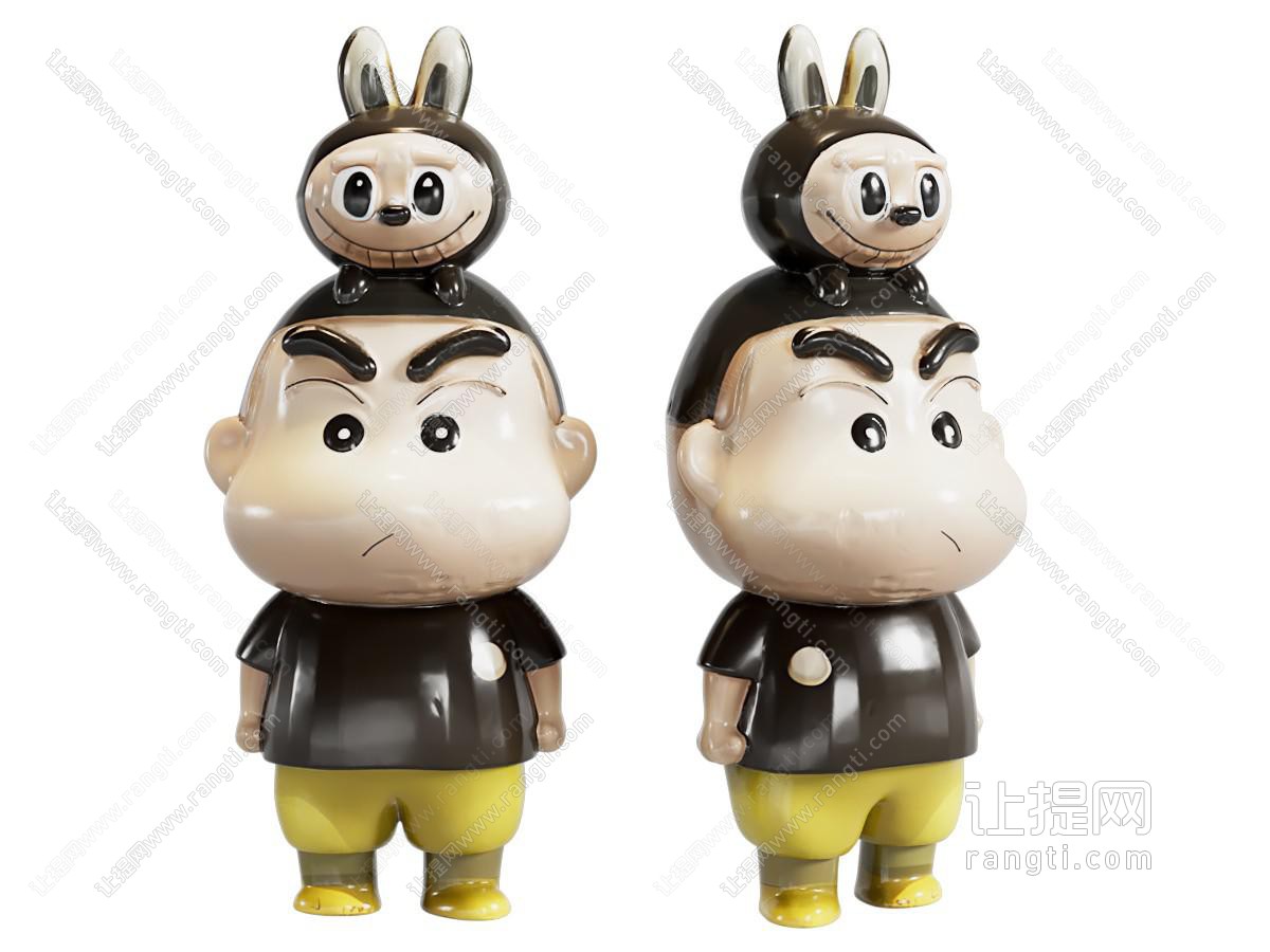 玩具 公仔 蜡笔小新 潮玩手办 儿童玩具 盲盒手办摆设