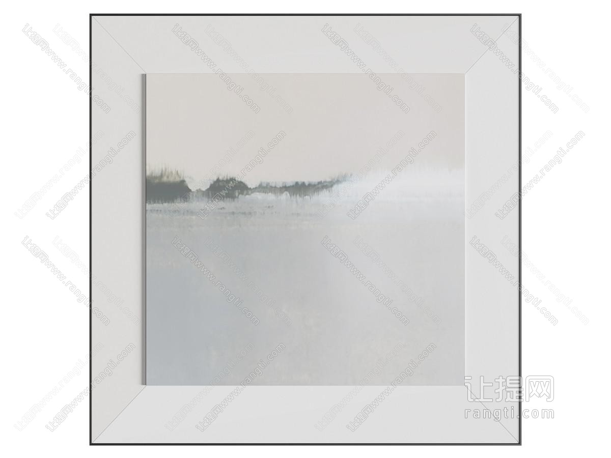 极简意式抽象挂画 抽象山水画 肌理画 油画 办公室挂画