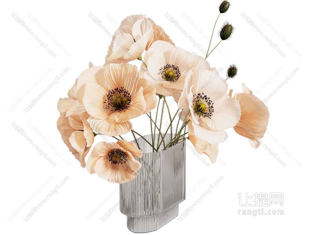 现代北欧花艺 花瓶 花艺 花束