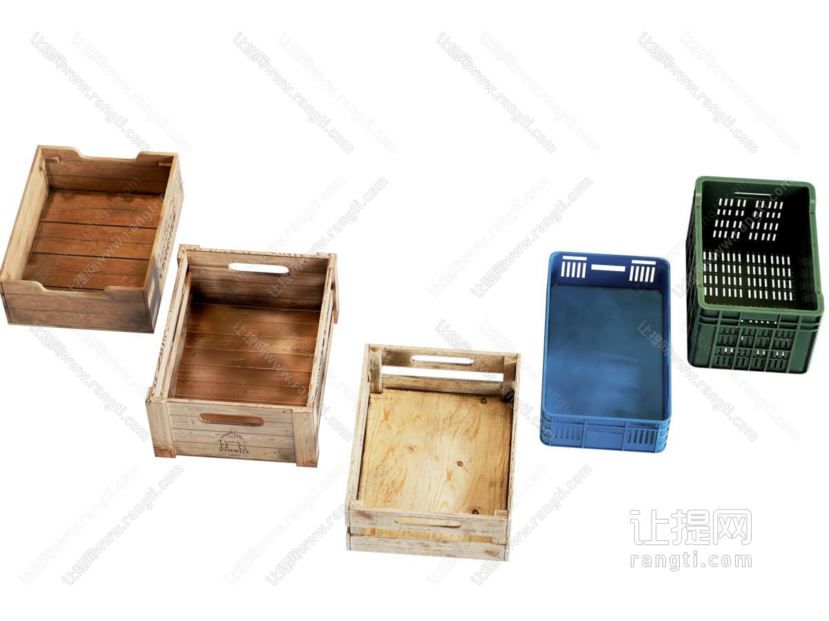 公用器材 木箱 塑料箱 周转箱 储物箱