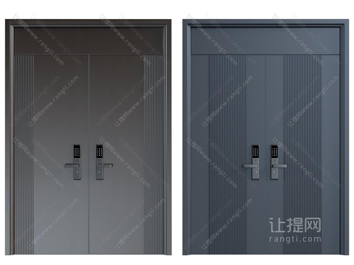 现代双开门
