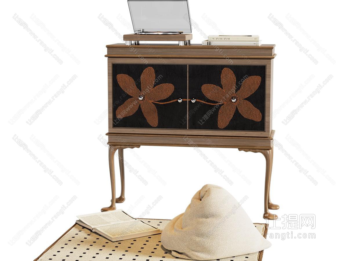 中古风玄关柜