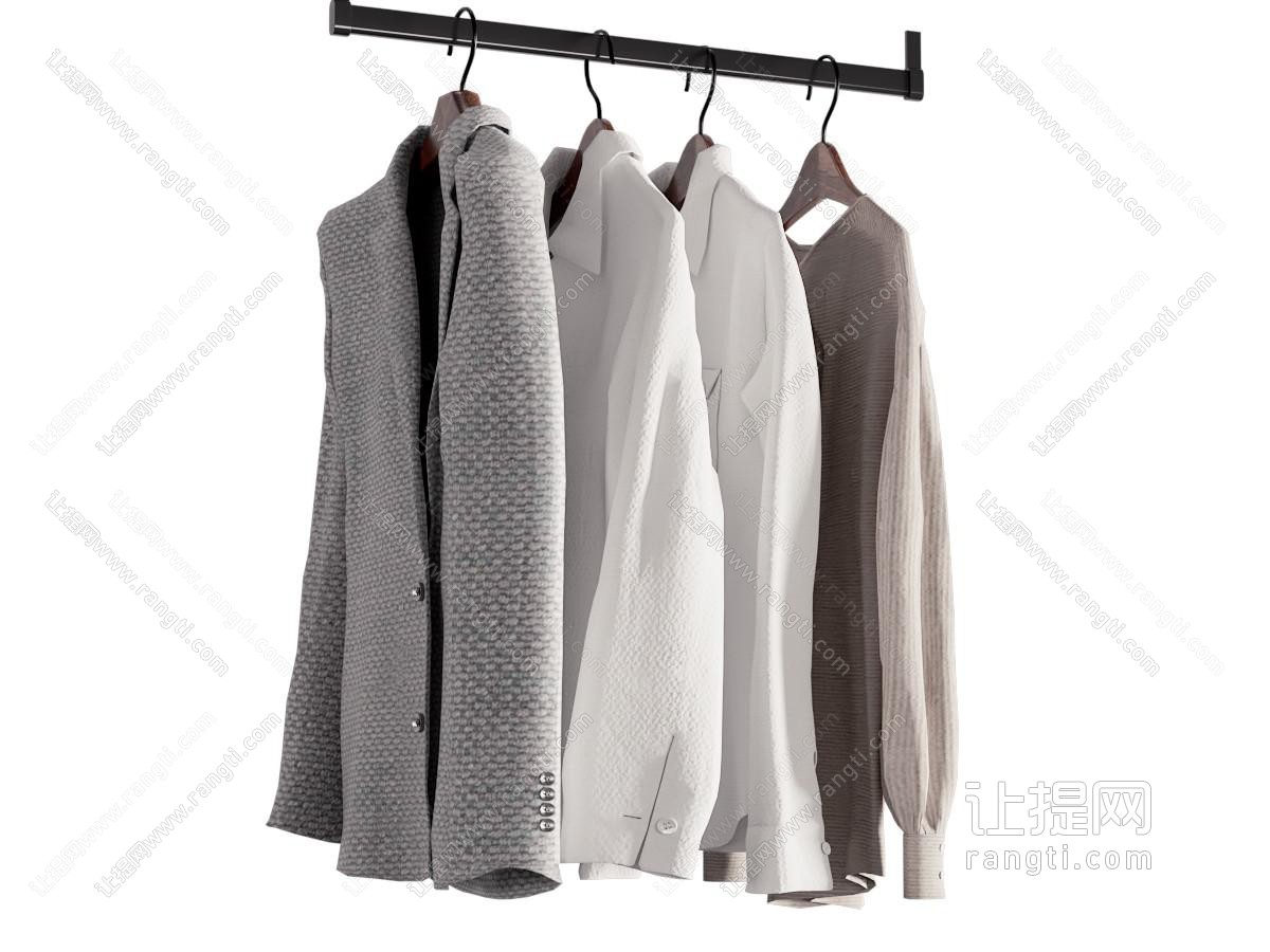 衣服 现代衣服 衣架