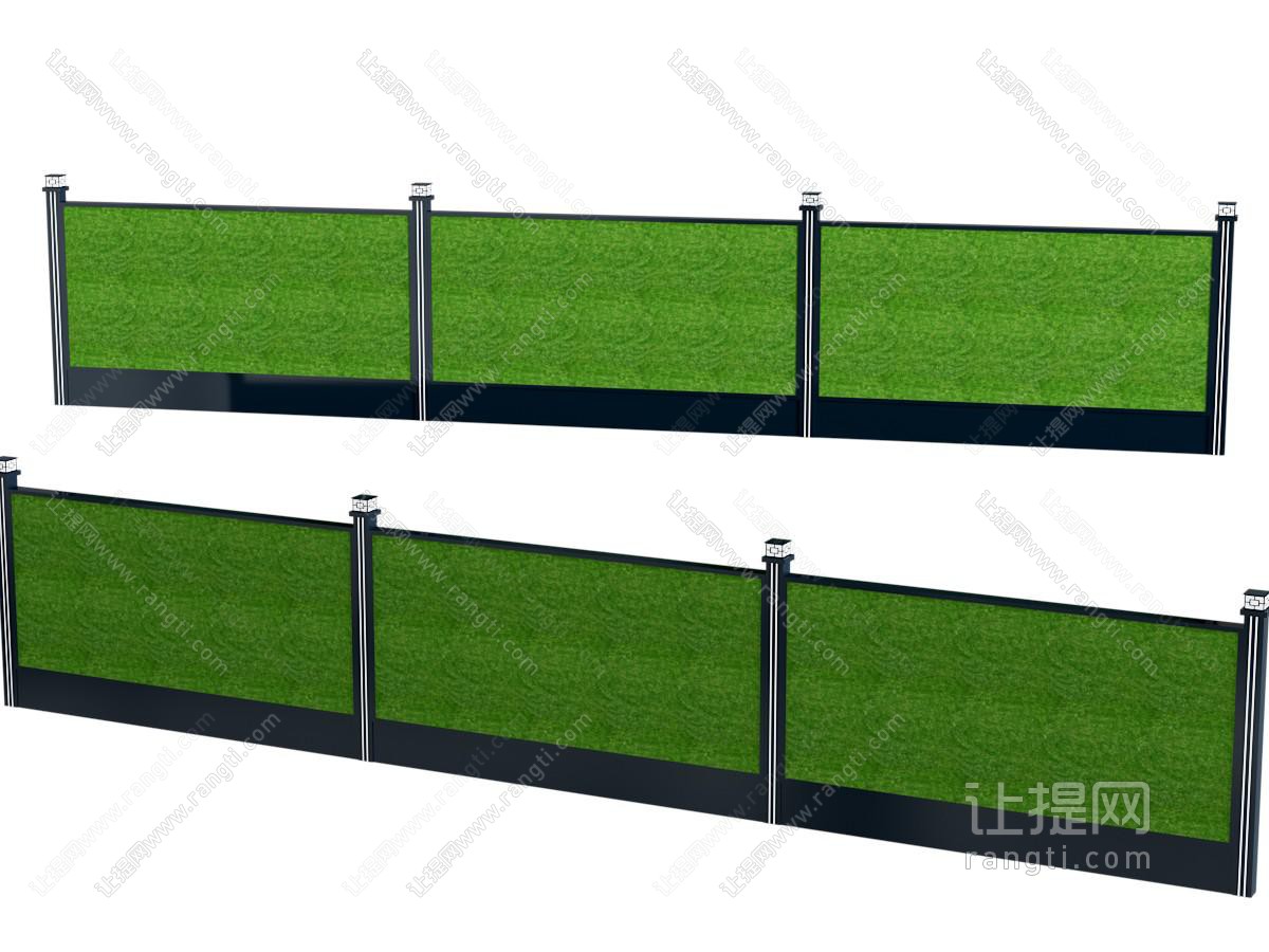 现代市政施工草皮围挡 工地施工围挡 城市维修护栏