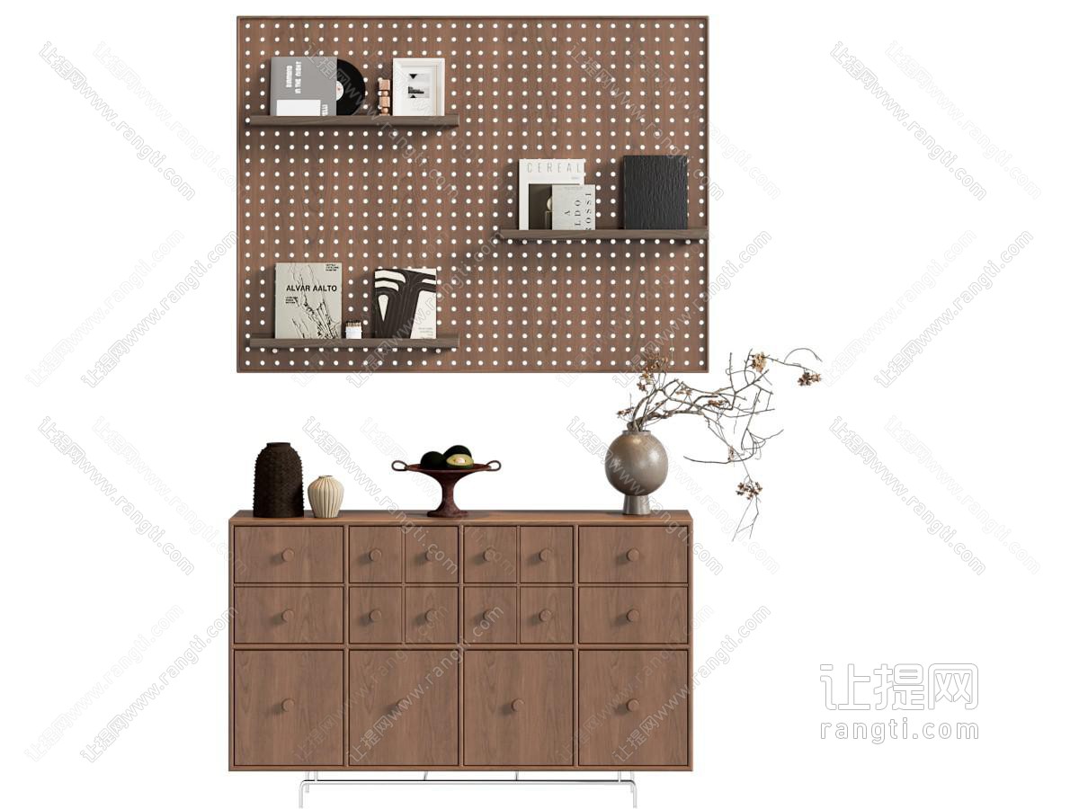 中古风玄关柜 端景柜 边柜