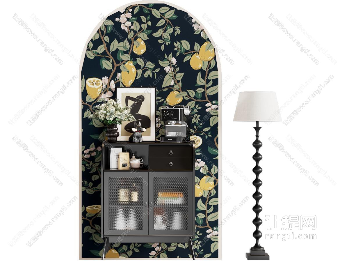 中古餐边柜 中古风边柜 玄关柜