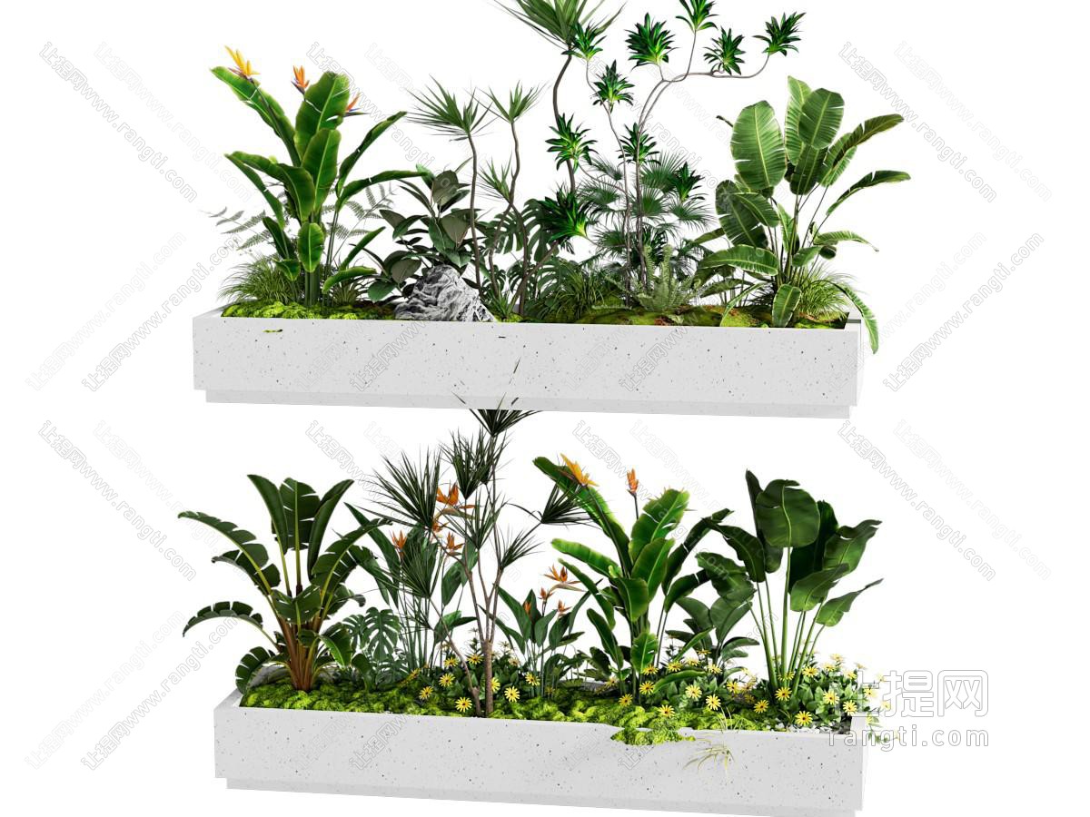 植物堆 植物组合 植物景观 室内景观 植物堆 花池
