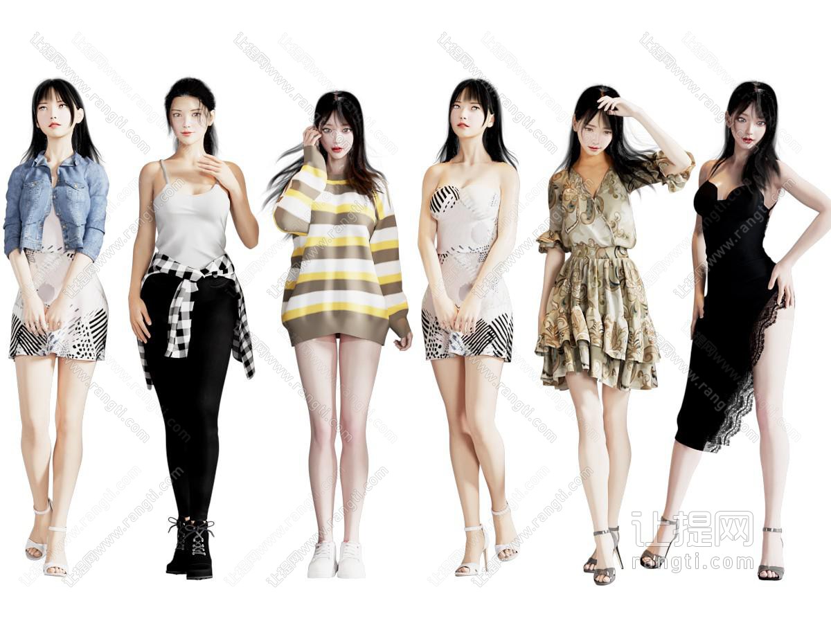 女性人物 女人 模特 人物 美女