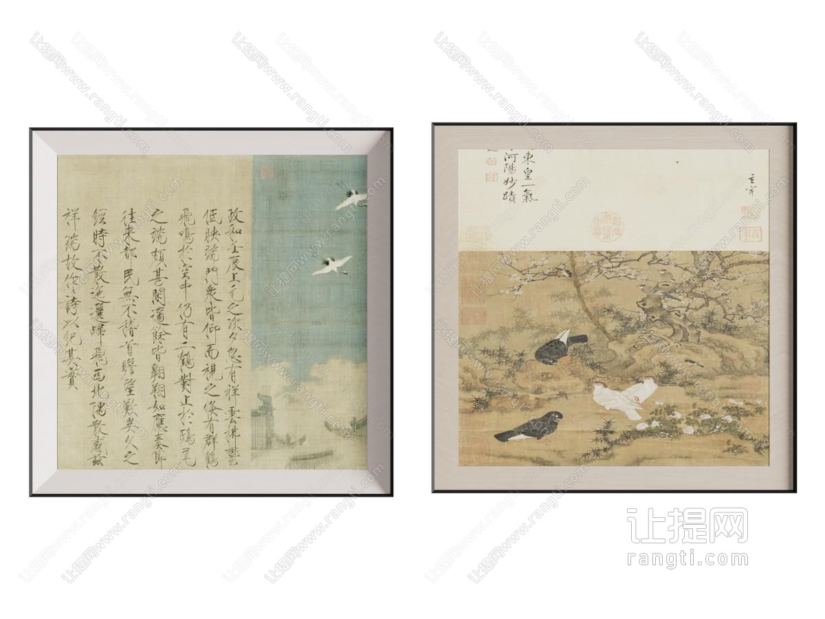 宋式美学装饰挂画