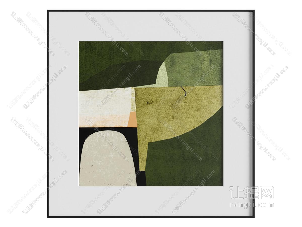 现代极简装饰画 侘寂中古风挂画 奶油风装饰画 意式挂画 黑白