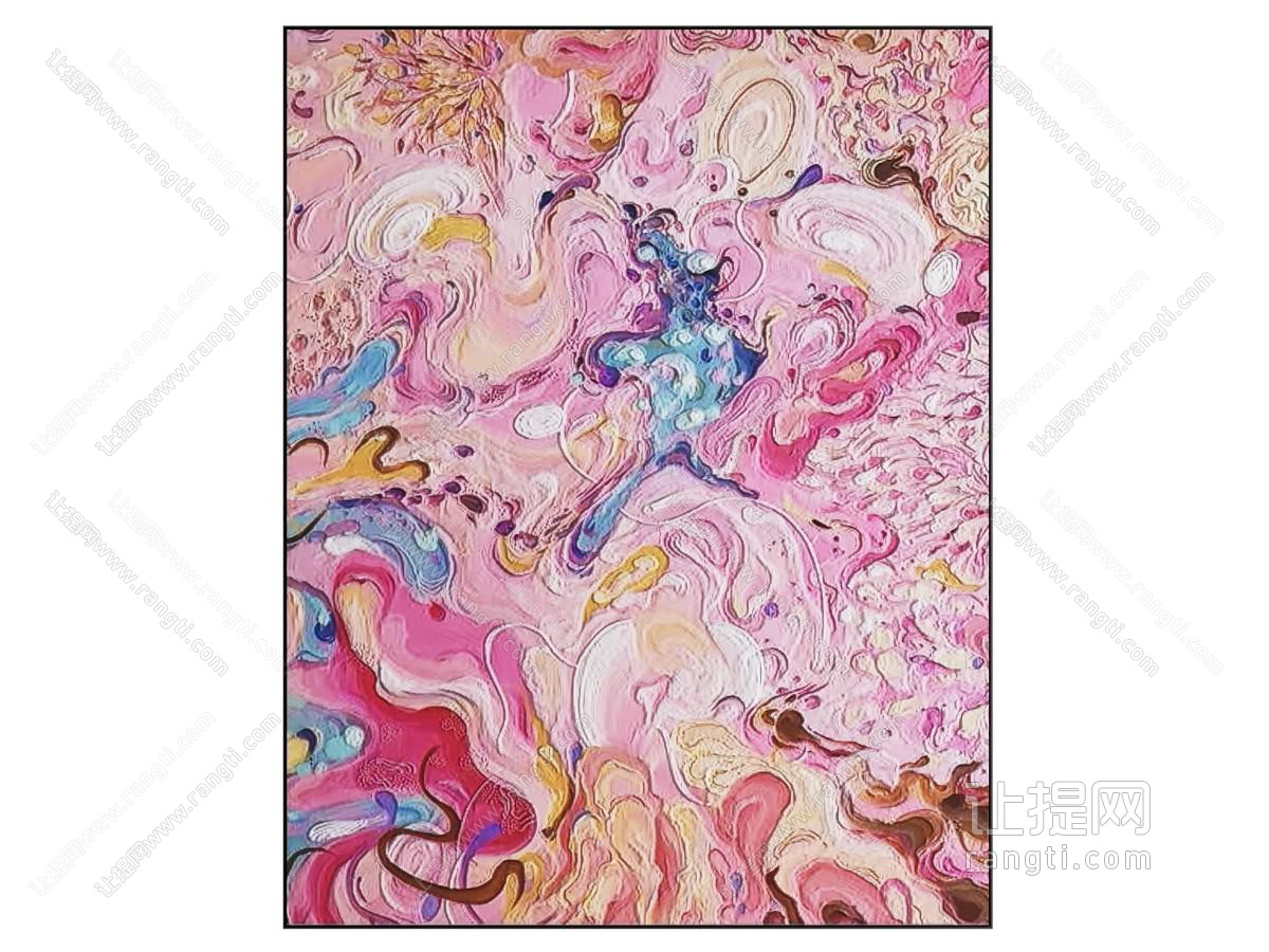 现代挂画 油画 客厅挂画