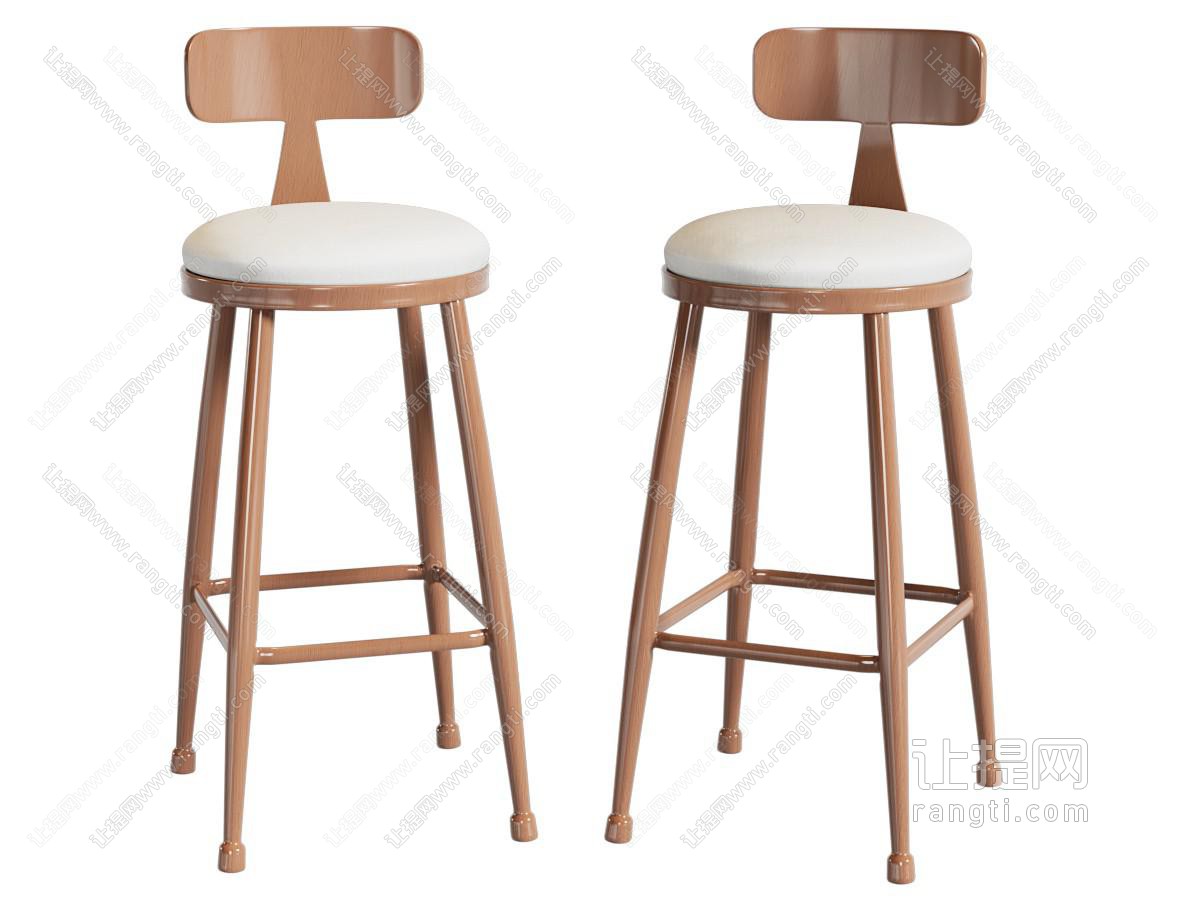 中古复古吧椅
