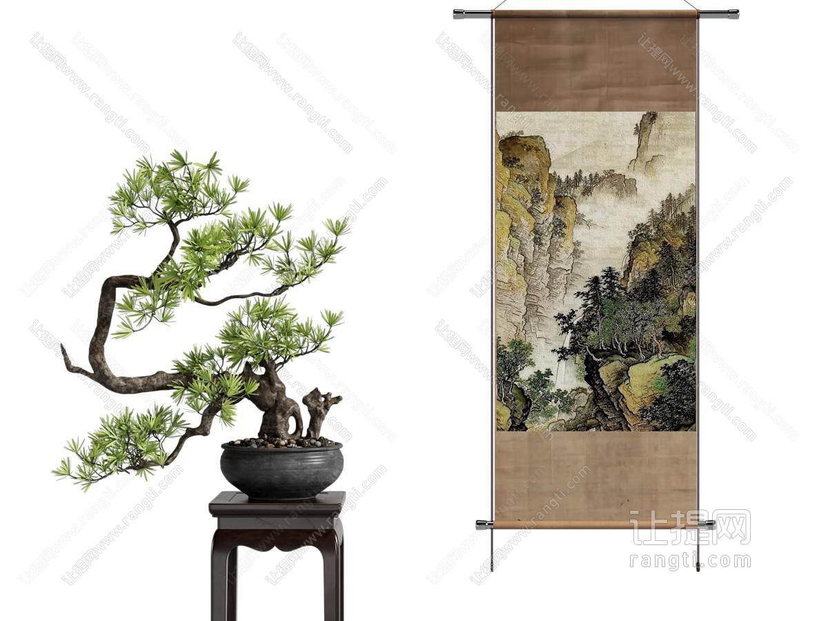 新中式装饰挂画