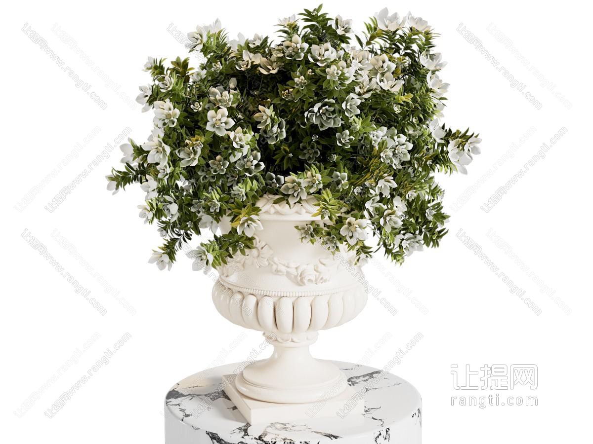 欧式花艺 欧式花瓶花艺 陶瓷花瓶