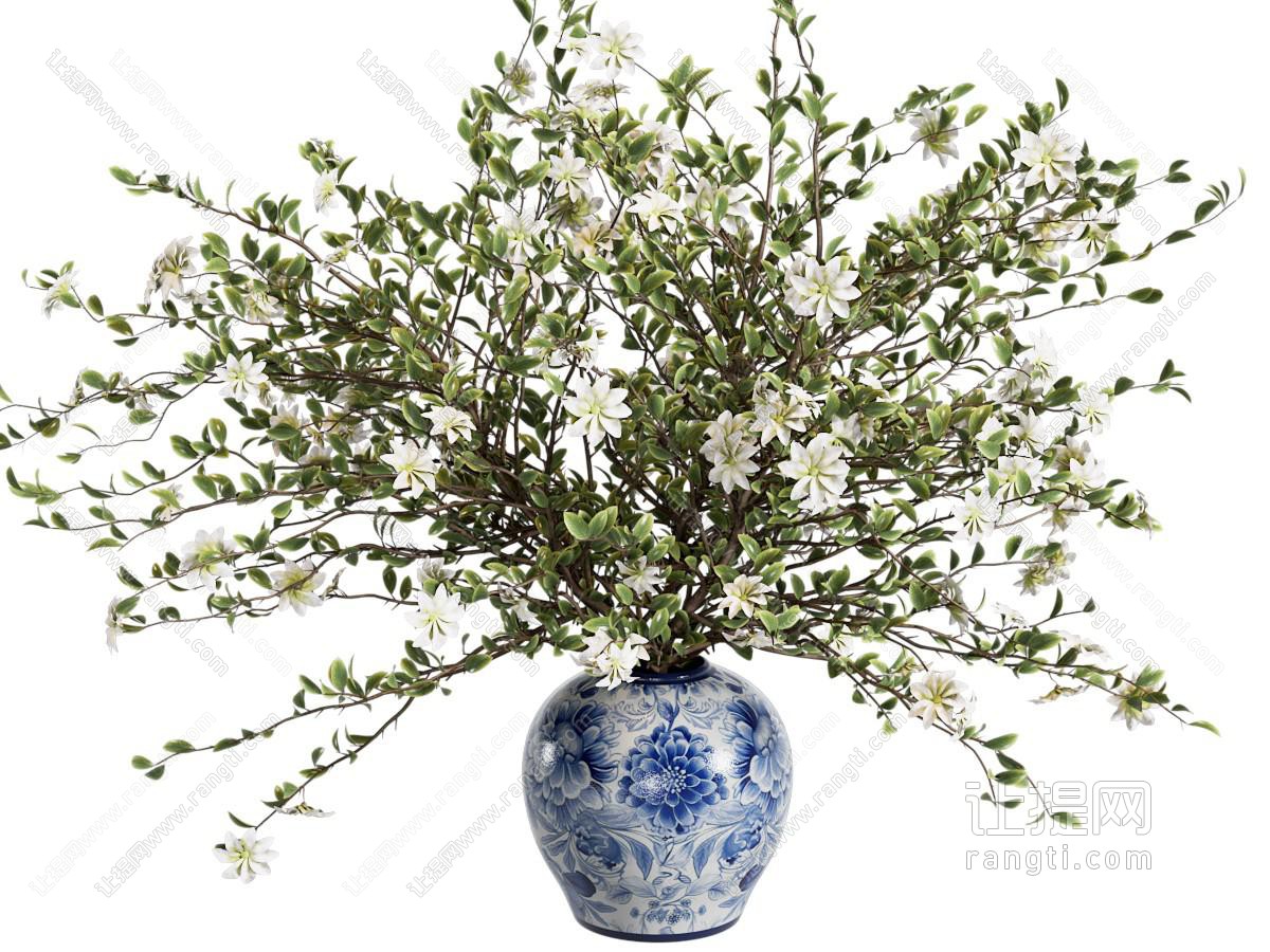 新中式花瓶花艺