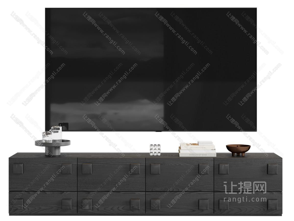 现代中古电视柜
