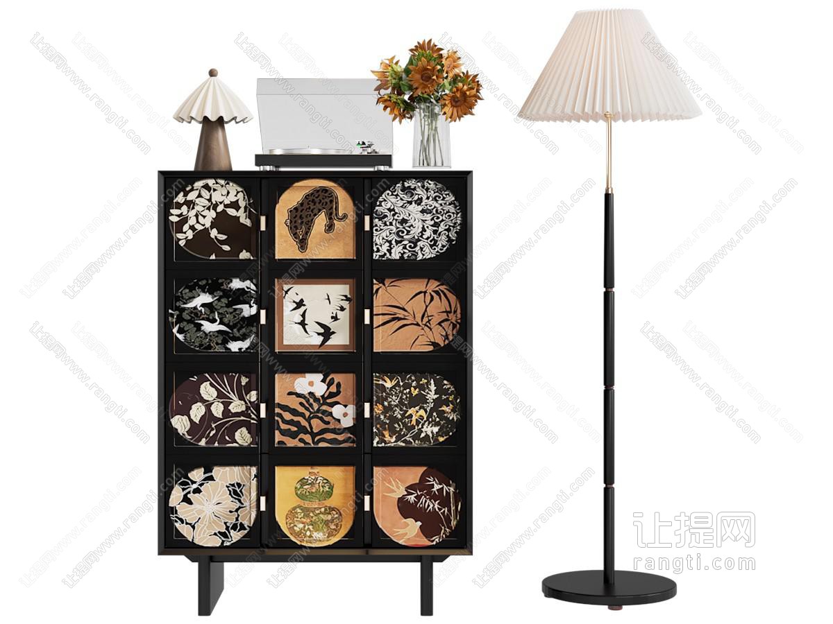 中古复古玄关柜