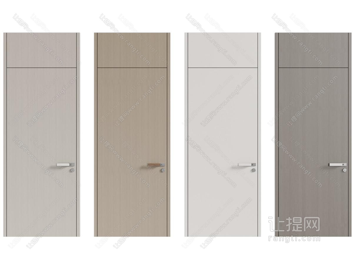 现代单开门