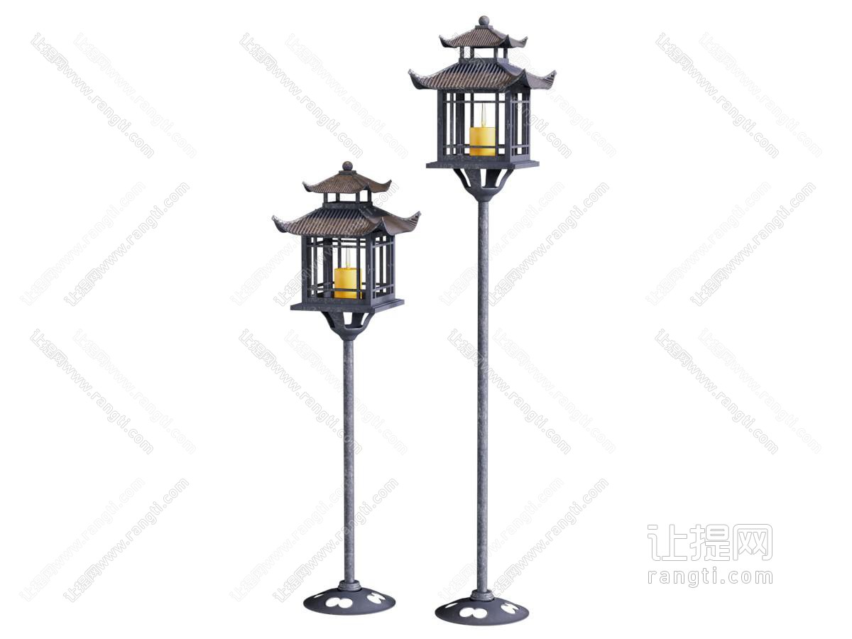 中式户外灯