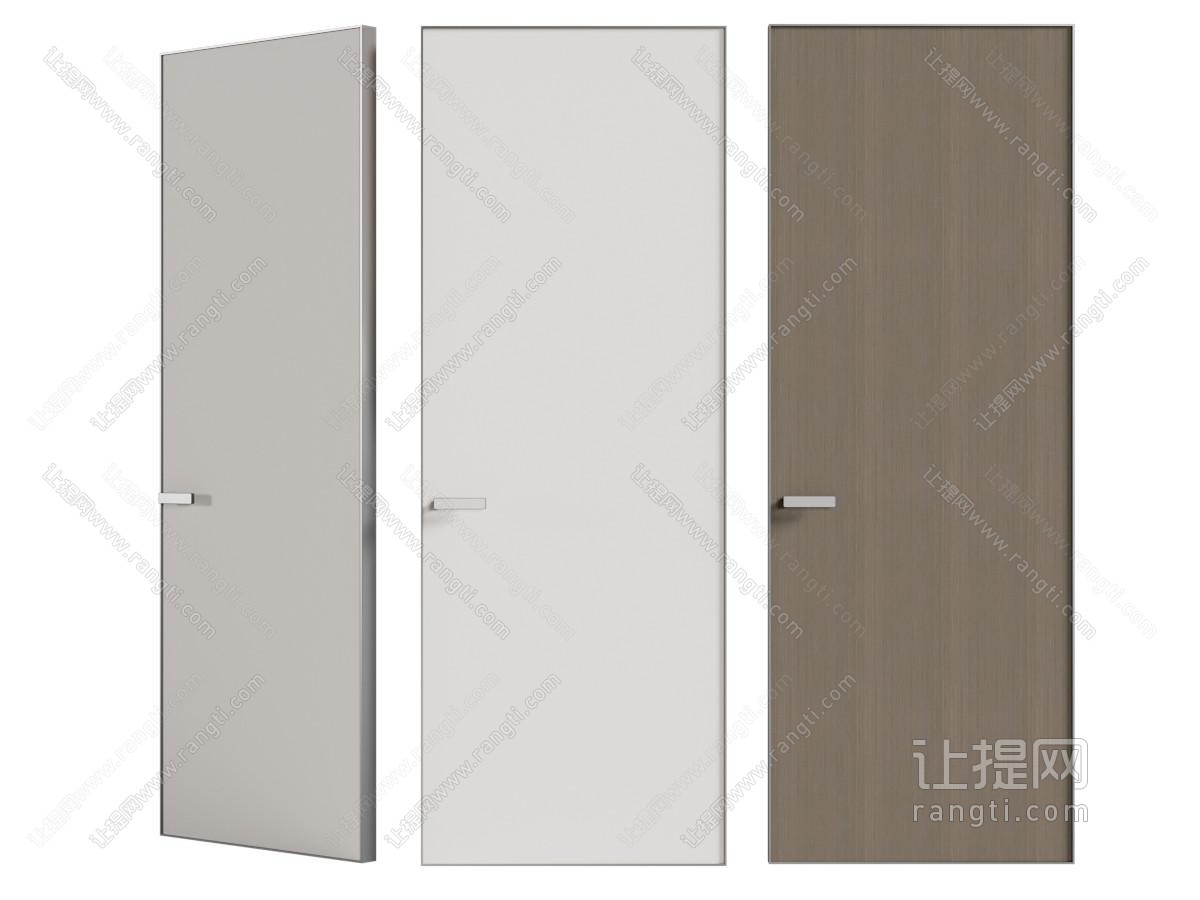 现代单开门