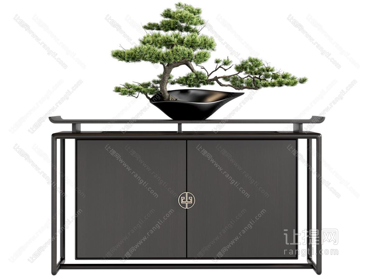 新中式玄关柜