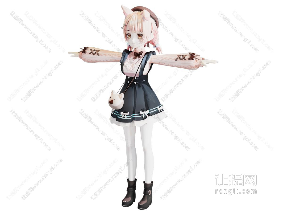 现代卡通萝莉少女