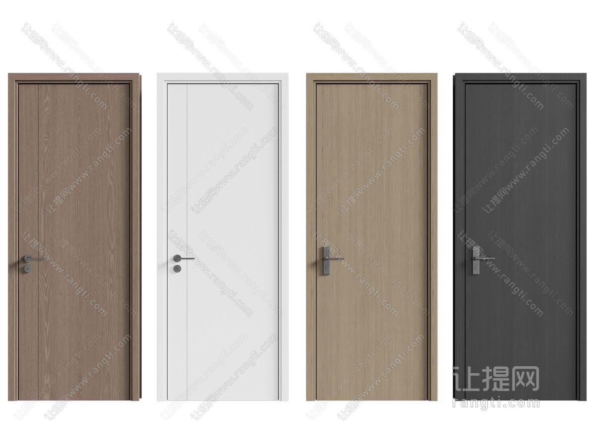 现代单开门