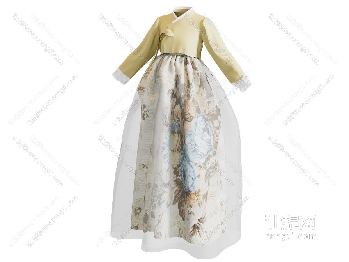 现代韩服裙子