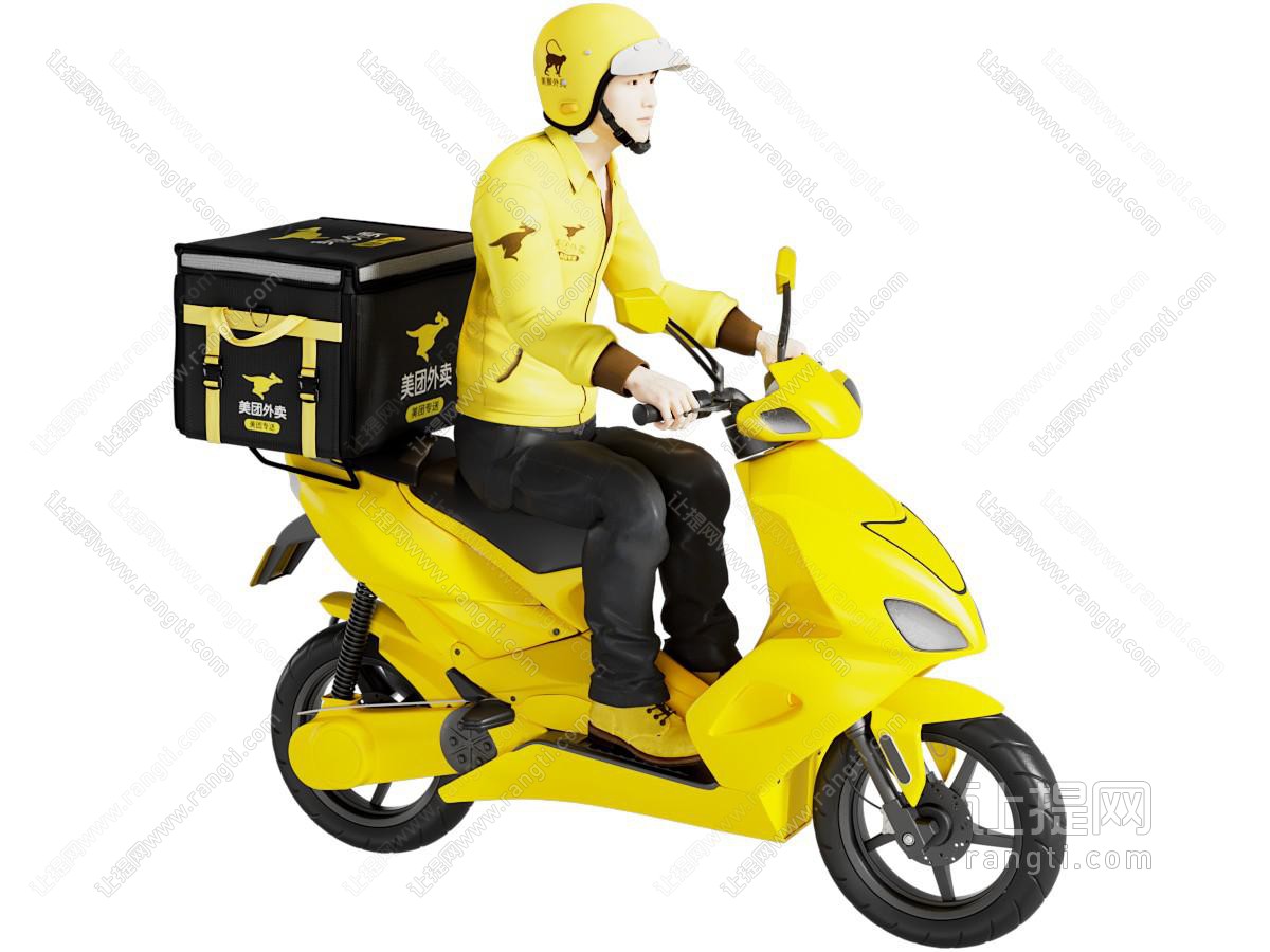外卖员电动车