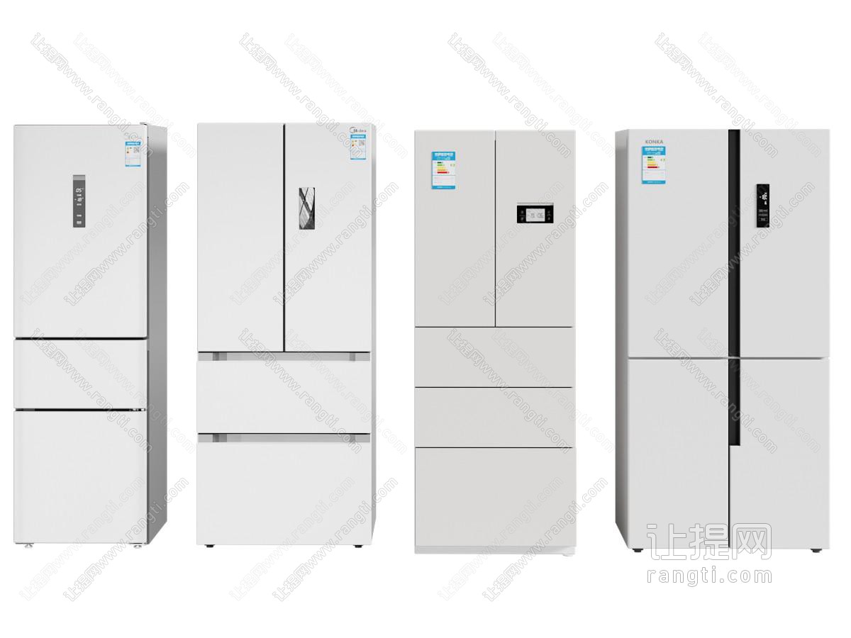 冰箱 现代冰箱 法式冰箱 双开门冰箱