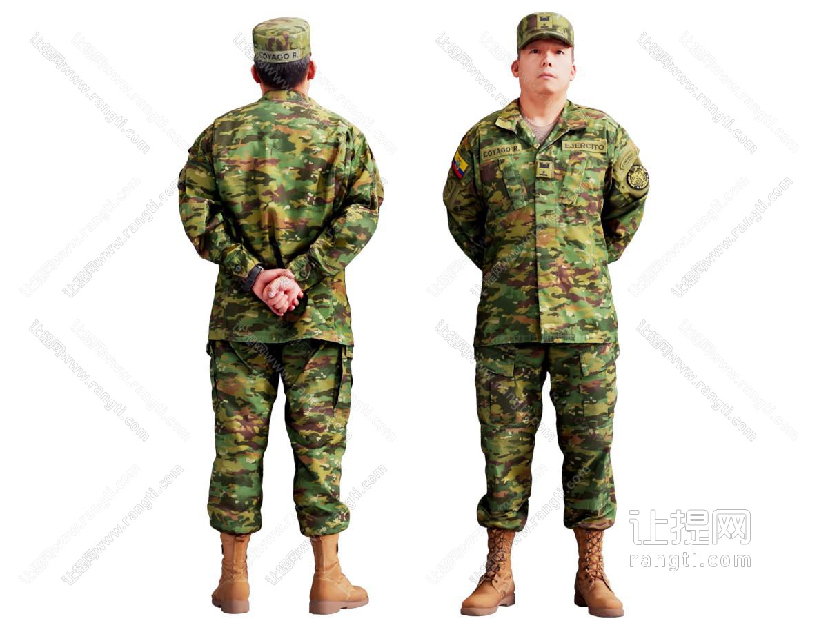 现代士兵军人