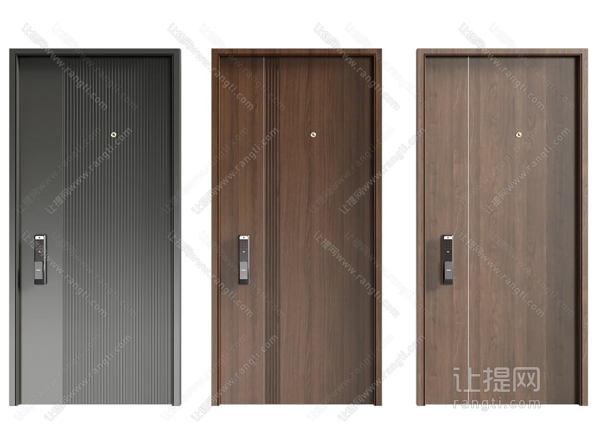 现代中古单开门