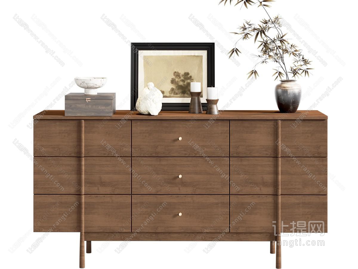 法式中古玄关柜