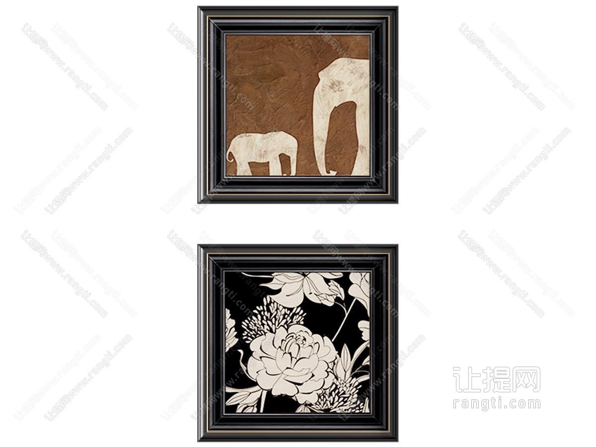 法式中古挂画