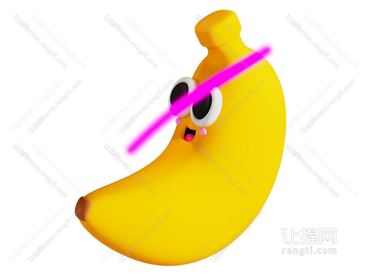 现代卡通香蕉