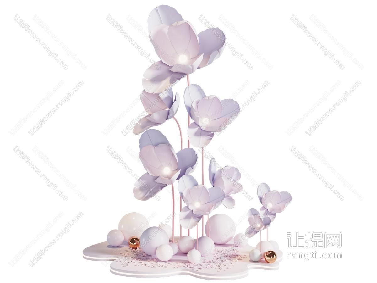 新年节日花艺美陈