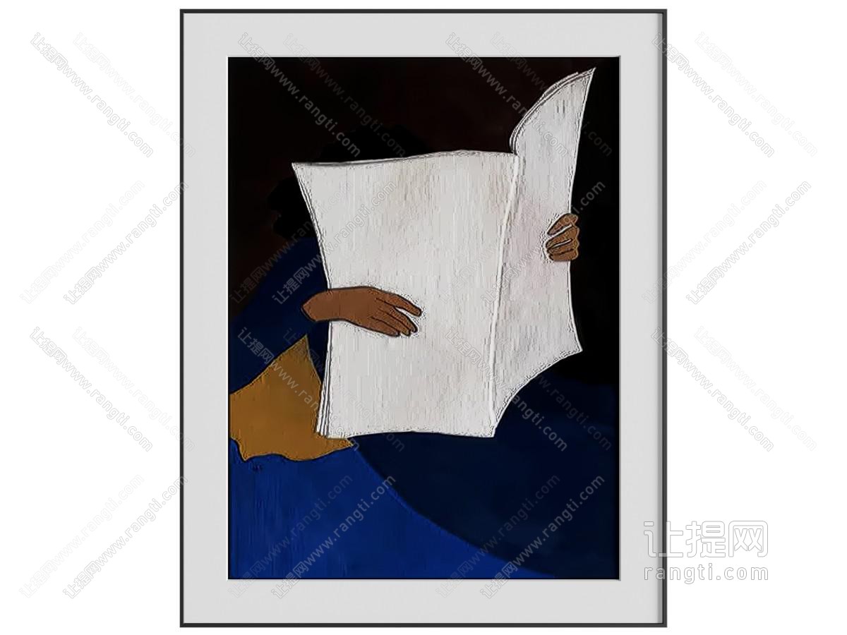 现代侘寂极简挂画 抽象艺术装饰画