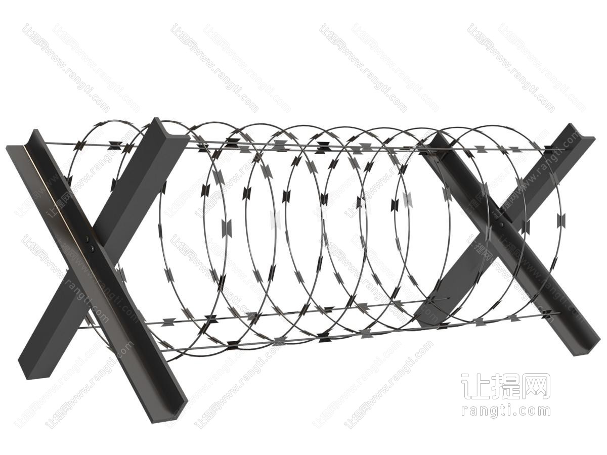 铁丝网路障