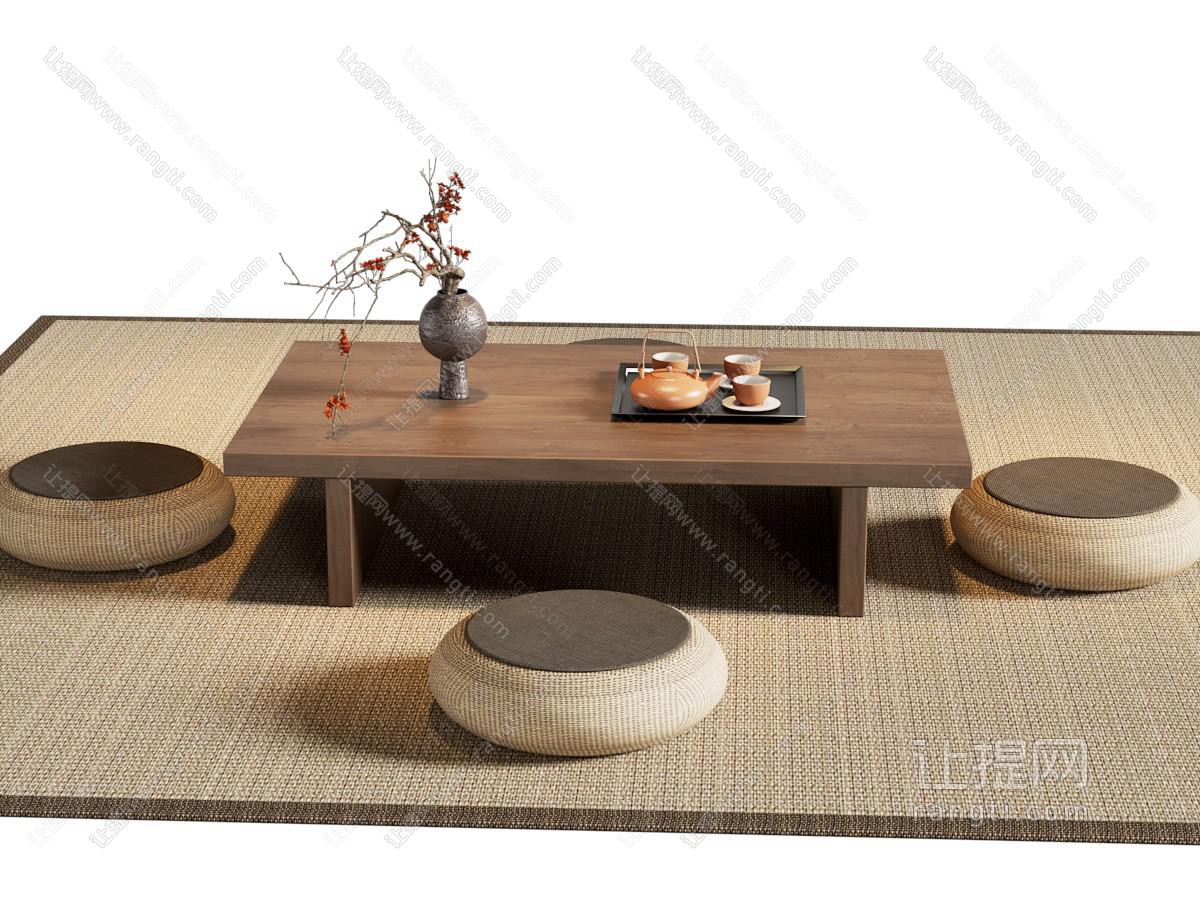中古茶桌椅
